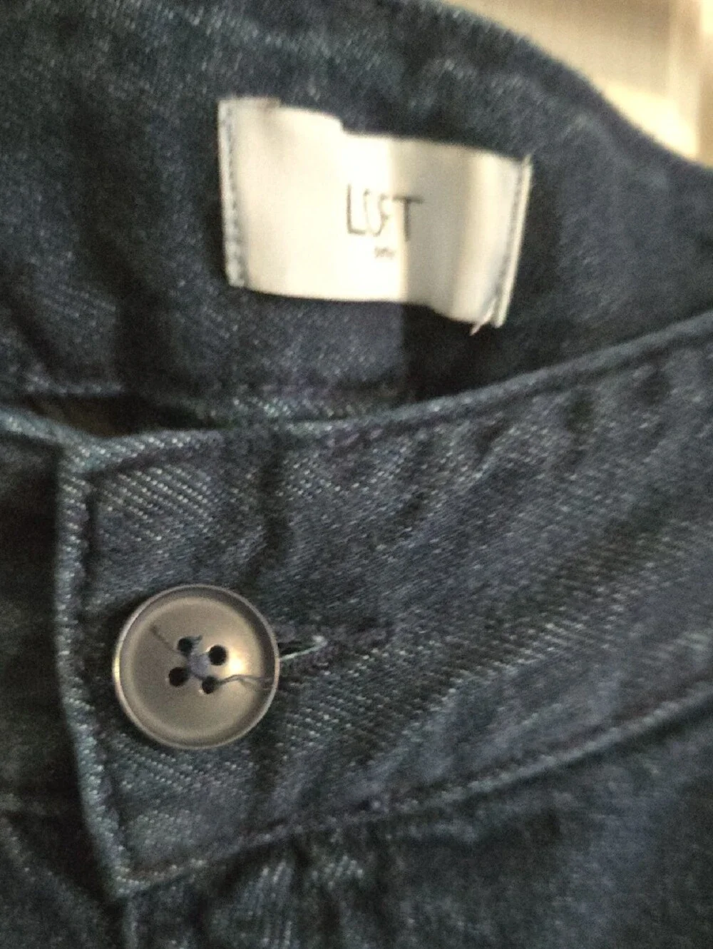 LOFT Dark Blue Denim Shorts
